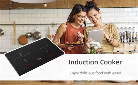 HOMCOM Portable Induction Hob Double Induction Cooker W Twin Hot Plate Electric Cooktop With