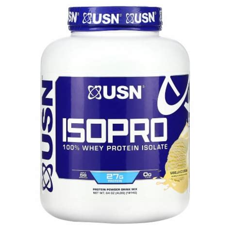 Usn Isopro Whey Protein Isolate Vanilla Ice Cream Lbs G