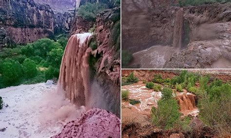 Flooding Forces 200 Evacuations Near Grand Canyon Waterfalls Daily