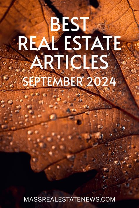 Best Real Estate Articles September 2024