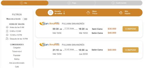 Pullman San Andr S Horarios Pasajes Oficinas Tel Fonos