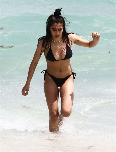 Lourdes Leon In Black Bikini Gotceleb