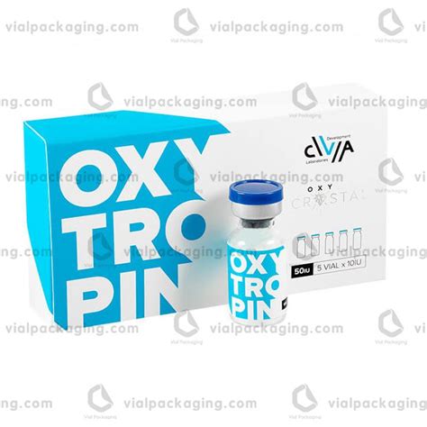 Custom HGH Peptides Boxes Vial Packaging