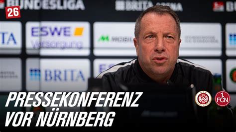 PRESSEKONFERENZ vor SV Wehen Wiesbaden vs 1 FC Nürnberg I 2