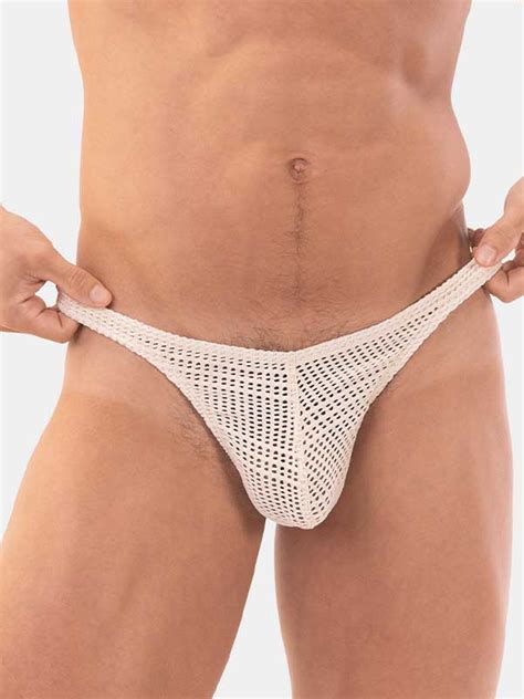 Atrévete a seducir Tanga de hombre Barcode Lor Nude en XXXMADRID