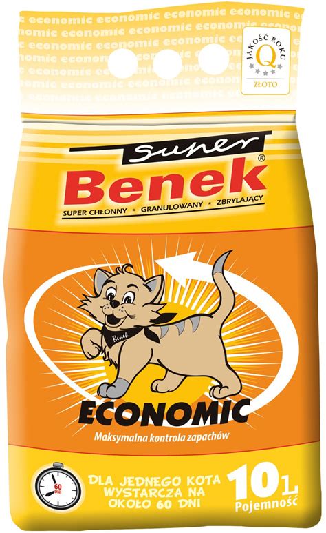 Super Benek Economic 10L Żwirek dla Kota 5134489629 Allegro pl