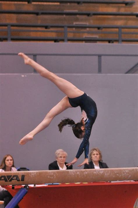 Cassidy Keelen Gymnast On Balance Beam