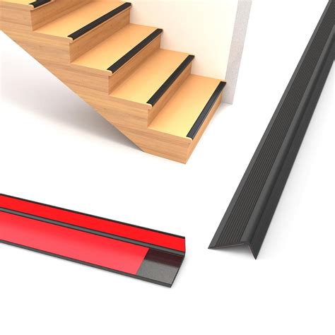 Vinyl Stair Nosing 7Ft Self Adhesive Stair Edge Protector Stair Treads