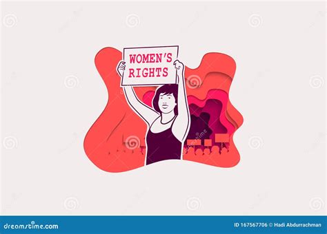 Feminism Girl Power International Women`s Day Concept Women