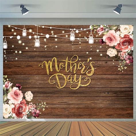 Amazon CYLYH 8x6ft Happy Mother S Day Backdrops Mother S Day