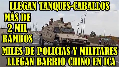 TANQUES DE GU3RRAS Y HELICOPTEROS Y MILES DE MILITARES Y POLICIAS