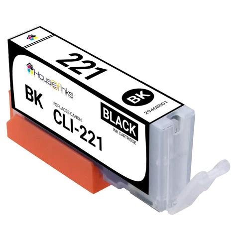 Canon CLI 221 2946B001 Black Compatible Ink Cartridge Inkguides