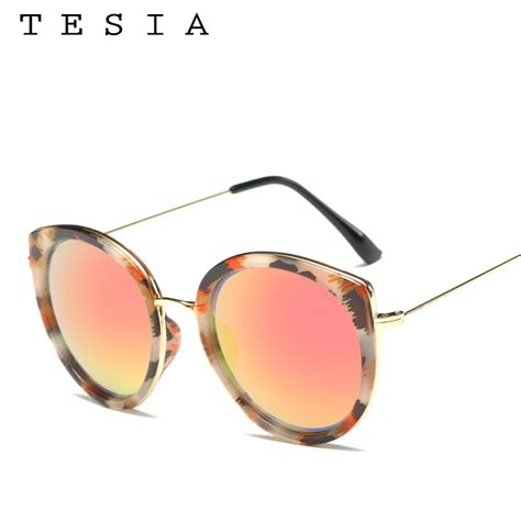 TESIA, Новое поступление, модные женские солнцезащитные очки, кошачьи ...