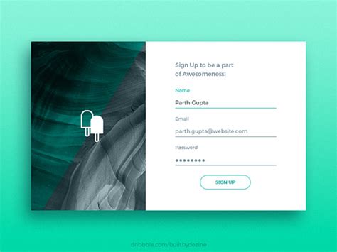 44 Beautiful Sign Up Form Designs Naldz Graphics