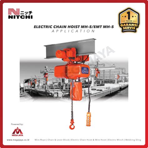 Dapatkan Produk Electric Chain Hoist F Nitchi Ece Trolley T