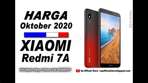 🔘 Harga Xiaomi Redmi 7a Dan Spesifikasi Terbaru Di Indonesia Youtube