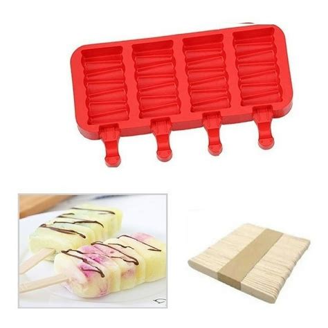 Moldes De Silicona Para Helados Molde Paletas Helado Paleta Knasta Chile