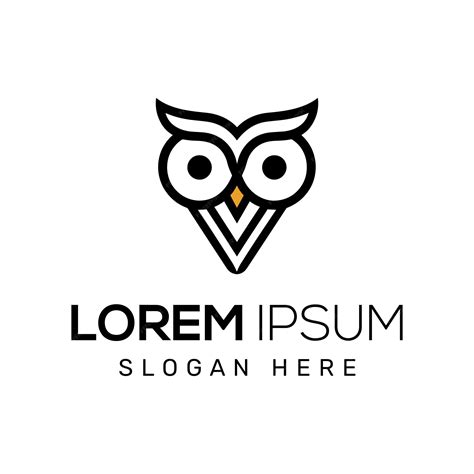 Premium Vector Owl Mascot Logo Design Flat Vector Illustration