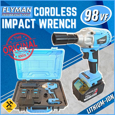 Original Flyman U S A N M Cordless Impact Wrench Vf Lithium Ion