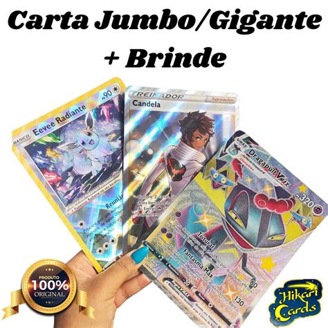 Carta De Pokémon Original Copag GIGANTE JUMBO Escorrega o Preço