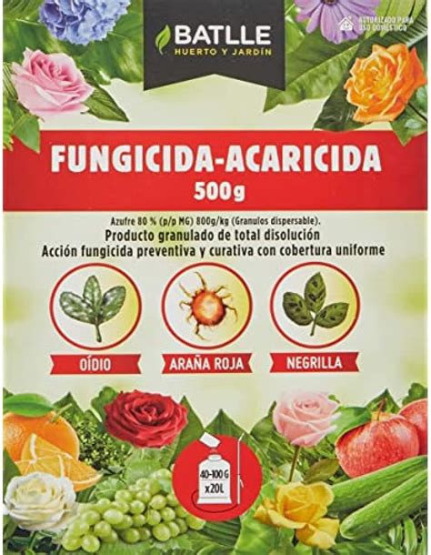 Semillas Batlle Fungicida Anti Oídio 500 G Amazones Jardín