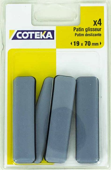 Patim Deslizante Ptfe X Coteka Bricomarch