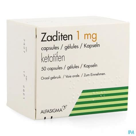 Zaditen Caps 50 X 1 Mg Apotheek Thiels