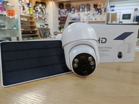 Уличная поворотная Ip-камера Wi-Fi Intelligent Solar Energy Alert PTZ ...