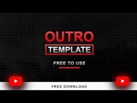 Outro Endscreentop Best Outro Templates For Youtube Copyrightfree