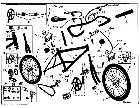 Different Parts Of A Bicycle