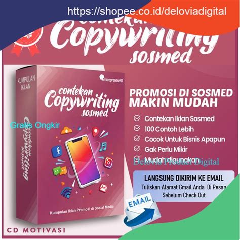 Jual Contekan Copywriting Sosmed Mudah Promosi Di Social Media