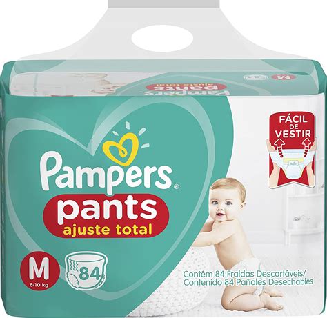 Fralda Pampers Pants Ajuste Total M 84 Unidades Woob Brasil