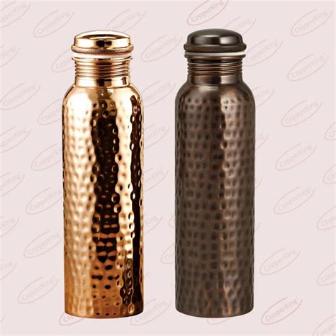 Copperking Hammered Copper Water Bottle Capacity Ml At Rs