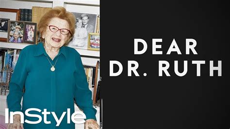 The Iconic Dr Ruth Answers All Your Sex Questions InStyle YouTube