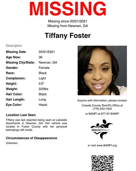 The Disappearance Of Tiffany Foster Disappeared