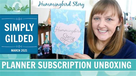 Simply Gilded Subscription Unboxing Hummingbird Story March