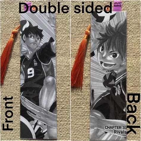 Kagehina Haikyuu Bookmarks Etsy