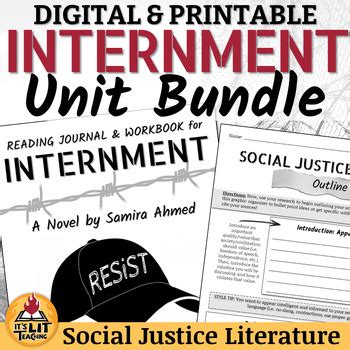 Internment by Samira Ahmed Novel Unit Bundle by It's Lit Teaching