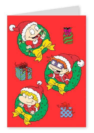 Rugrats Xmas Karten F R Kinder Echte Postkarten Online Versenden