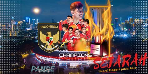 Timnas E Sport Indonesia Cetak Sejarah Sebagai Juara Pertama Di Asia