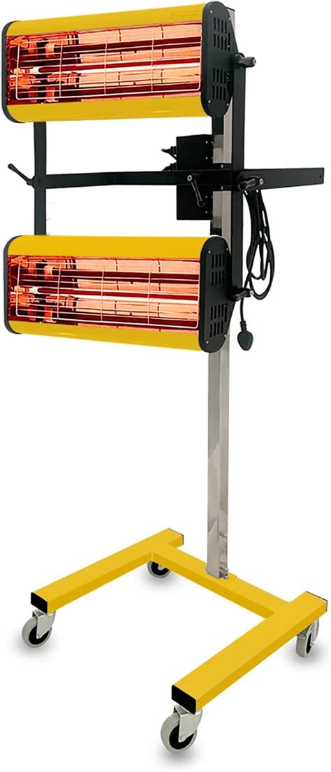 Solary Lámpara de Secado de Pintura por Infrarrojos 2100W 110V Móvil