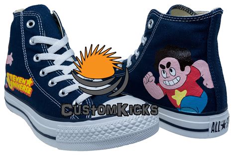 Painted Converse Sneakers Steven Universe Fanart Handpainted Shoes