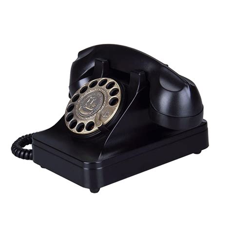 Rotary Dial Telephones Classic Old Style Retro Landline Desk Telephone