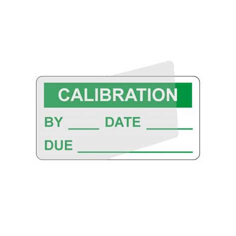 Write And Seal Calibration Inspection Labels The Label People