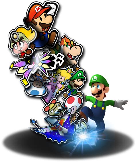 Nintendo Mario And Luigi Paper Jam Mr L Free Transparent Png