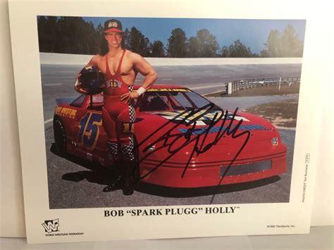 Signed – Bob ‘Spark Plugg’ Holly – WWF Photo – 8 x10 -1995 Titansports ...