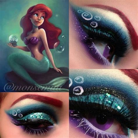 Make-Up Tips for Purple Eyes | Little mermaid makeup, Disney inspired