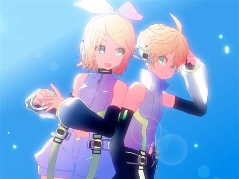 Safebooru 1boy 1girl Aqua Eyes Bangs Bare Shoulders Bell Sleeves Belt Black Shorts Blonde Hair