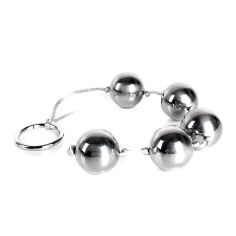 Female Anal Beads Stainless Steel Posterior Pull Beads Anal Metal Molecular Pull Beads Sex Toy