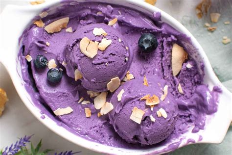 natural homemade ube ice cream purple yam sugaryums